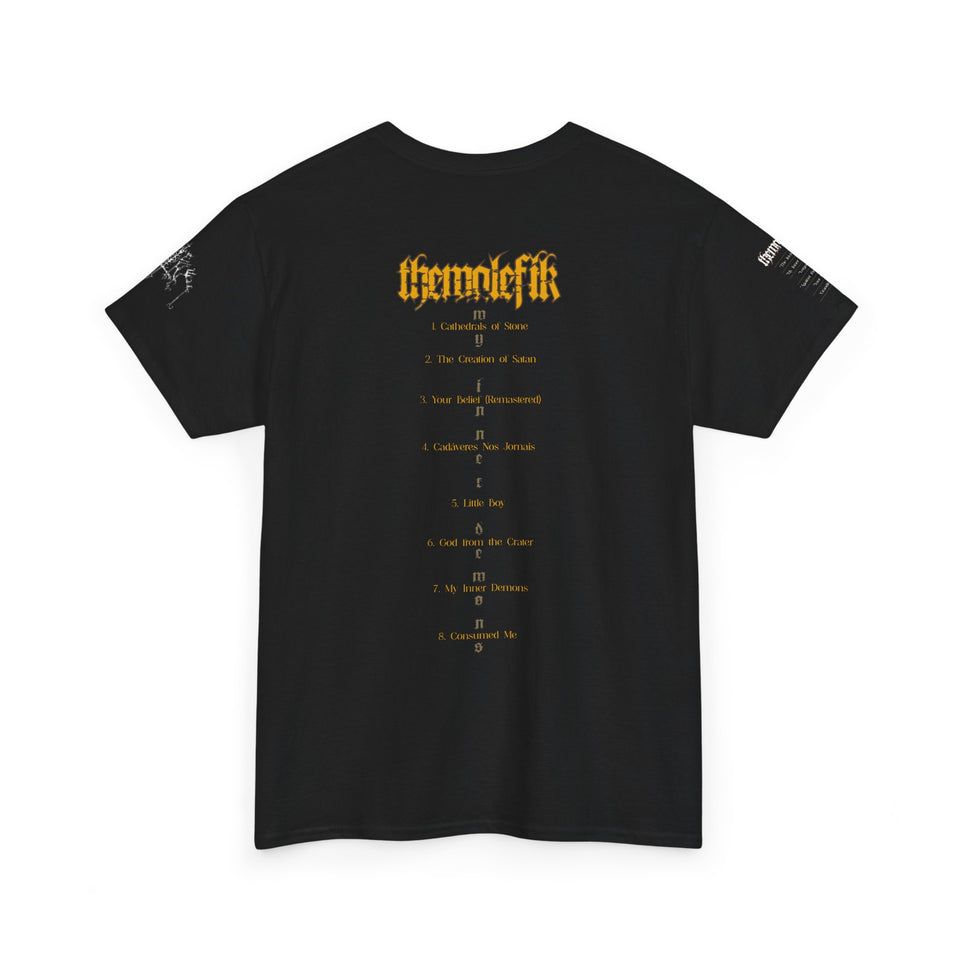 ThemalefiK - 'My Inner Demons' Gothic Unisex Heavy Cotton Tee  Design