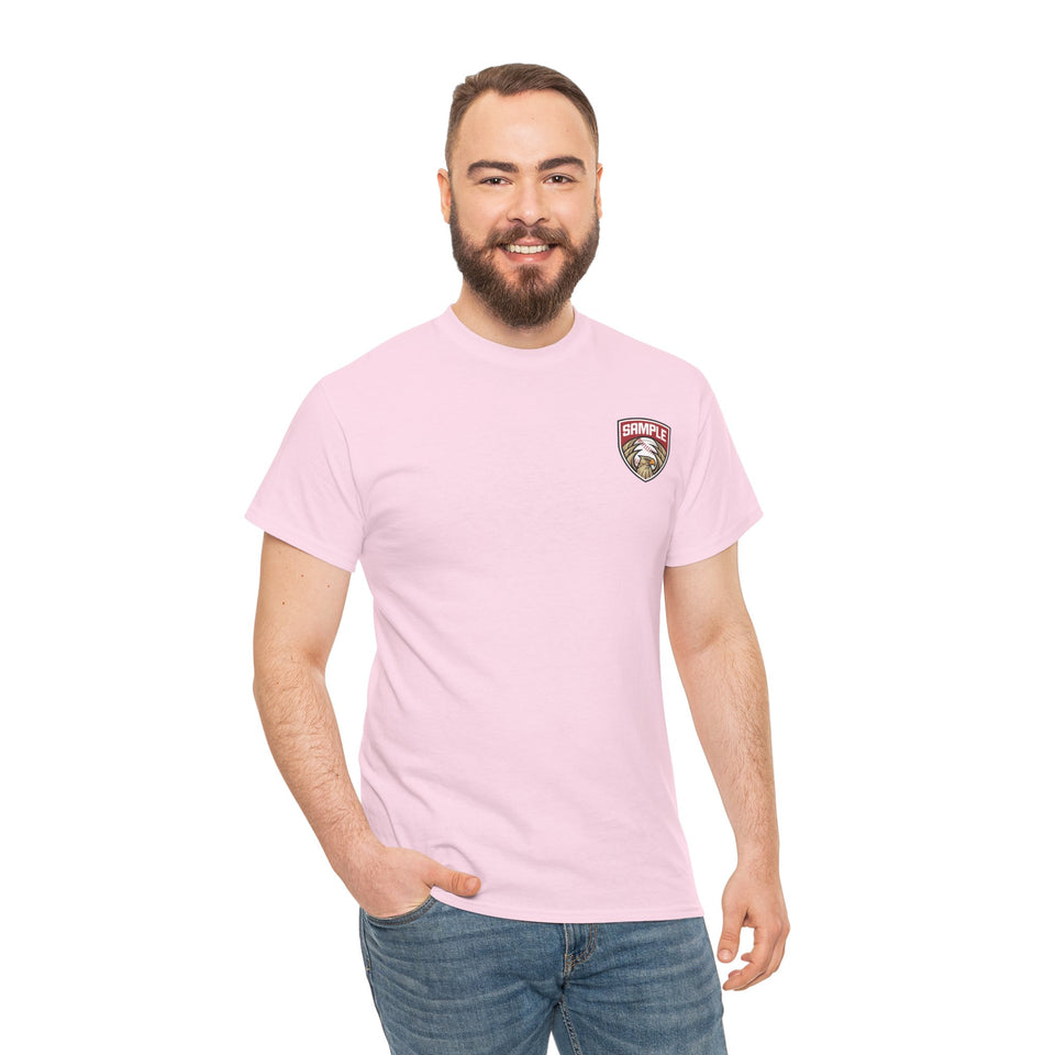 Unisex Heavy Cotton Tee - Eagle Baseball Graphic T-Shirt