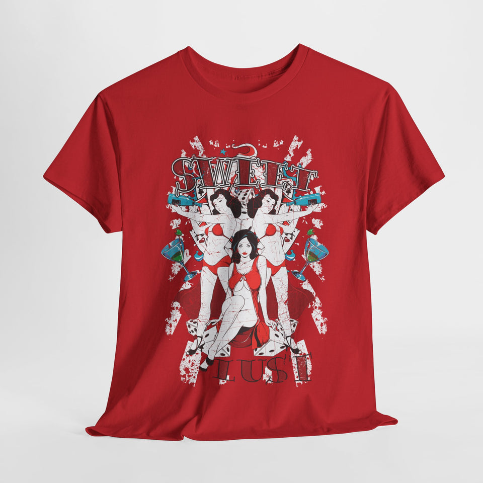 Vintage-Inspired Sweet Lust Unisex Heavy Cotton Tee