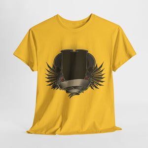 Vintage-Inspired Unisex Heavy Cotton Tee with Bold Graphic Design