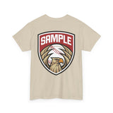 Unisex Heavy Cotton Tee - Eagle Baseball Graphic T-Shirt