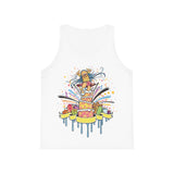 Colorful Celebration Kid's Jersey Tank Top with Fun Cake Design