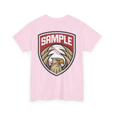 Unisex Heavy Cotton Tee - Eagle Baseball Graphic T-Shirt