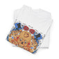 Vintage Graphic Unisex Heavy Cotton Tee - Edgy Retro Art Style