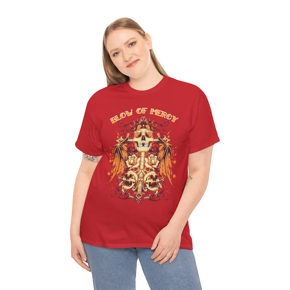 Skull Wings Graphic Tee - Blow of Mercy Design