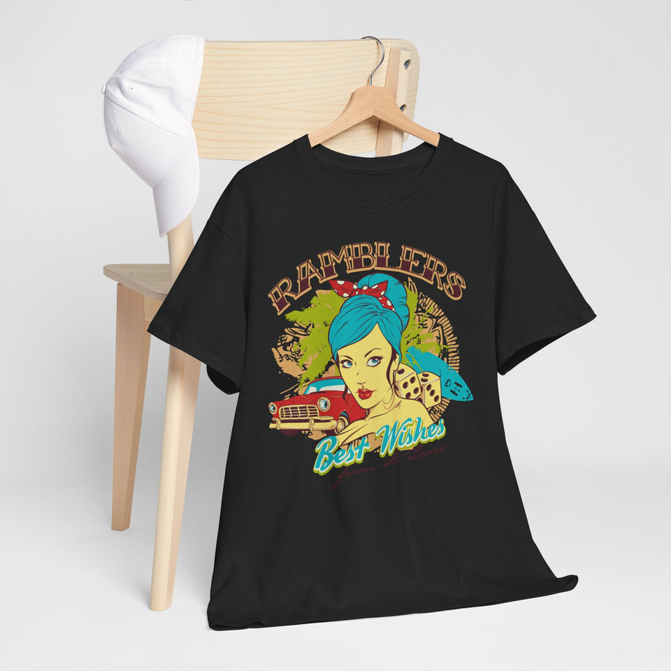 Vintage-Inspired Unisex Cotton Tee - "Best Wishes from St. Louis"