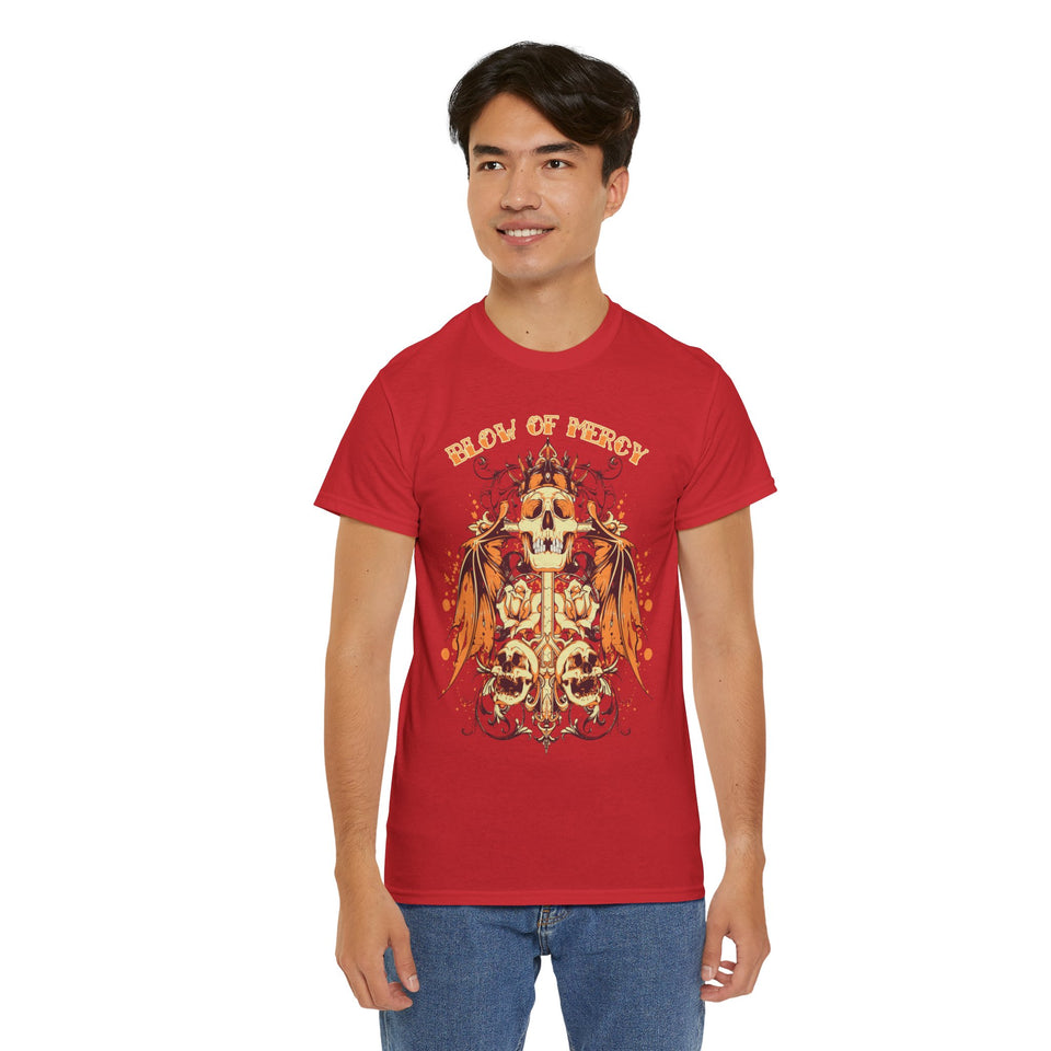 Skull Wings Graphic Tee - Blow of Mercy Design