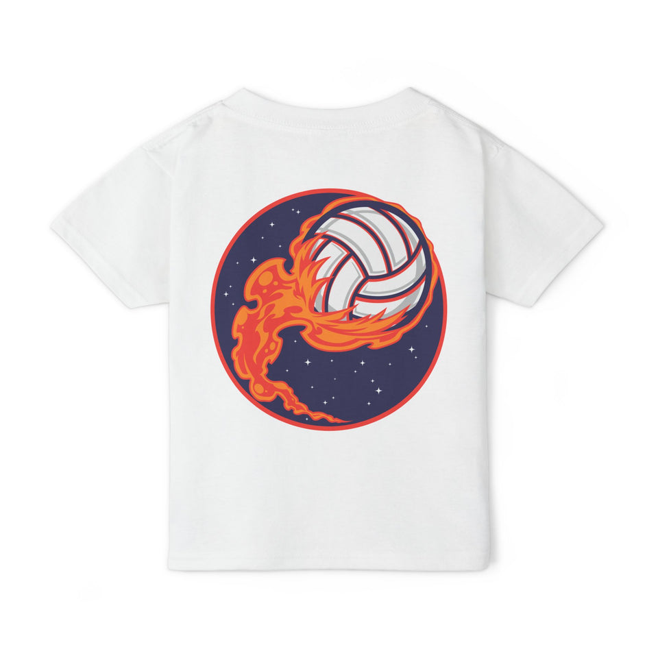 Fun Monster & Volleyball Toddler T-shirt - Playful Design for Little Adventurers