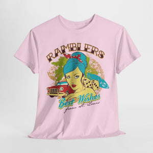 Vintage-Inspired Unisex Cotton Tee - "Best Wishes from St. Louis"