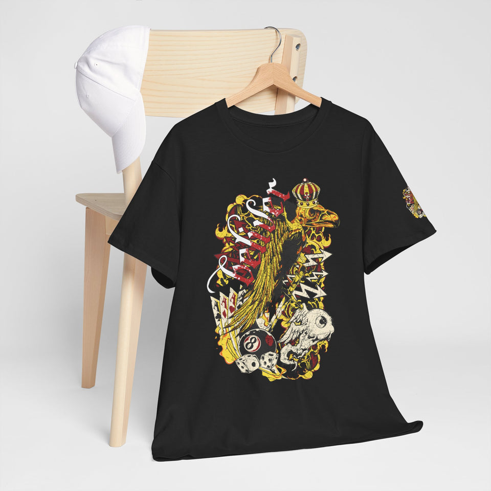 Unisex Heavy Cotton Tee - Vintage Art Graphic T-Shirt