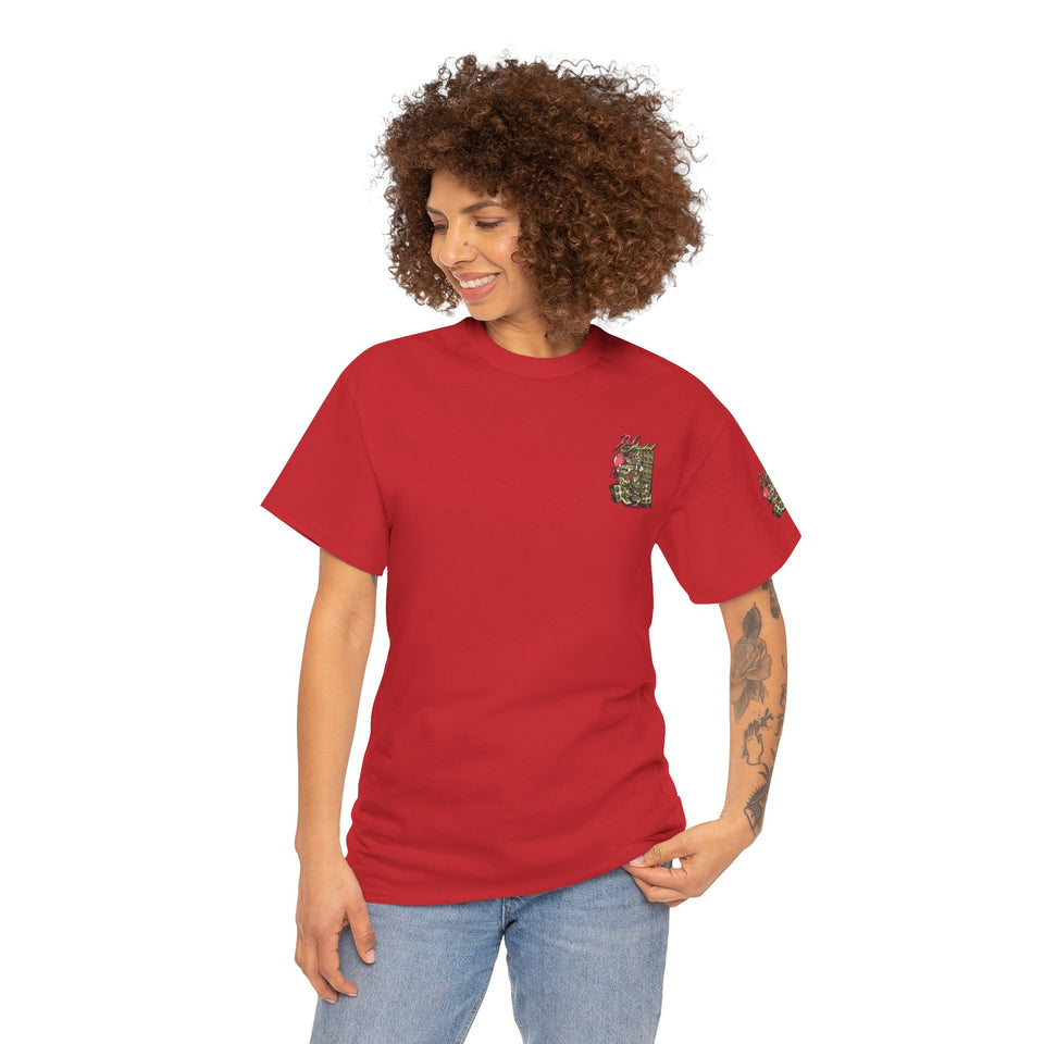 Vibrant Urban Art Unisex Heavy Cotton Tee – Street Style Graphic T-Shirt with Speaker Design