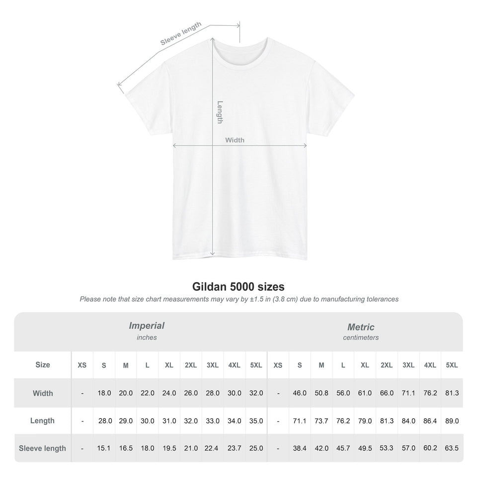 Edgy Graphics Unisex Heavy Cotton Tee - Skull & Rose Design