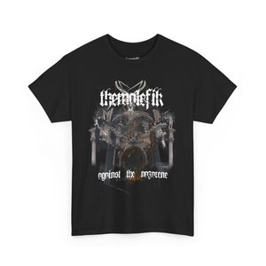 ThemalefiK - 'Against the nazarene' Unisex Heavy Cotton Tee Graphic Tee for Music Lovers