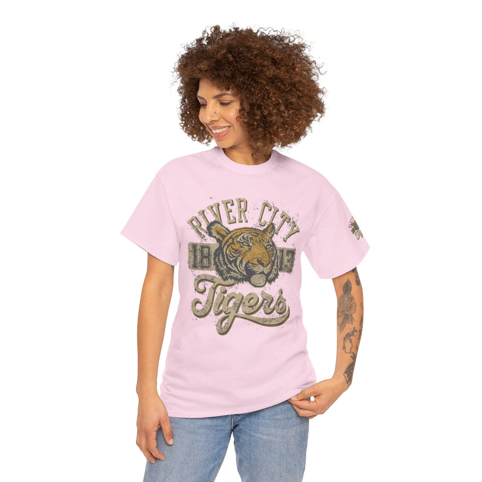 River City Tigers Graphic Tee - Vintage Style Unisex Cotton T-Shirt