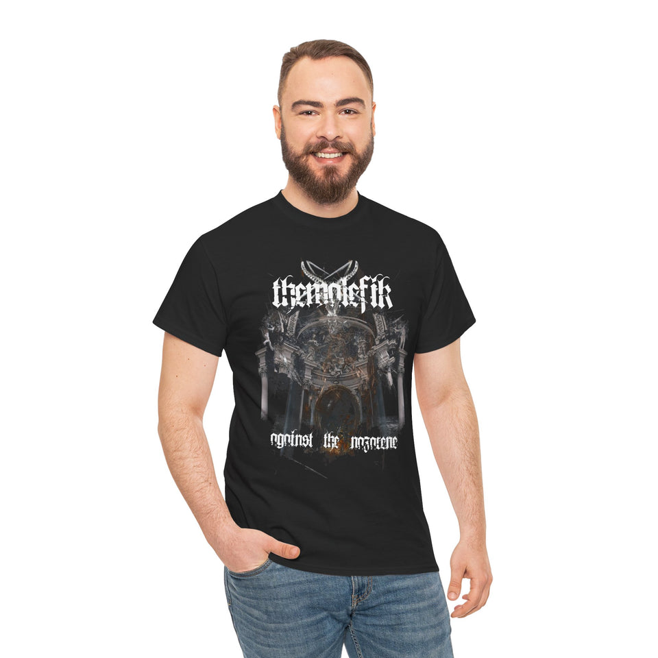 ThemalefiK - 'Against the nazarene' Unisex Heavy Cotton Tee Graphic Tee for Music Lovers