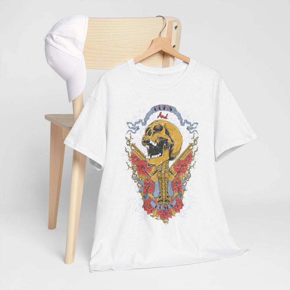 Vintage Skull Graphic Unisex Heavy Cotton Tee