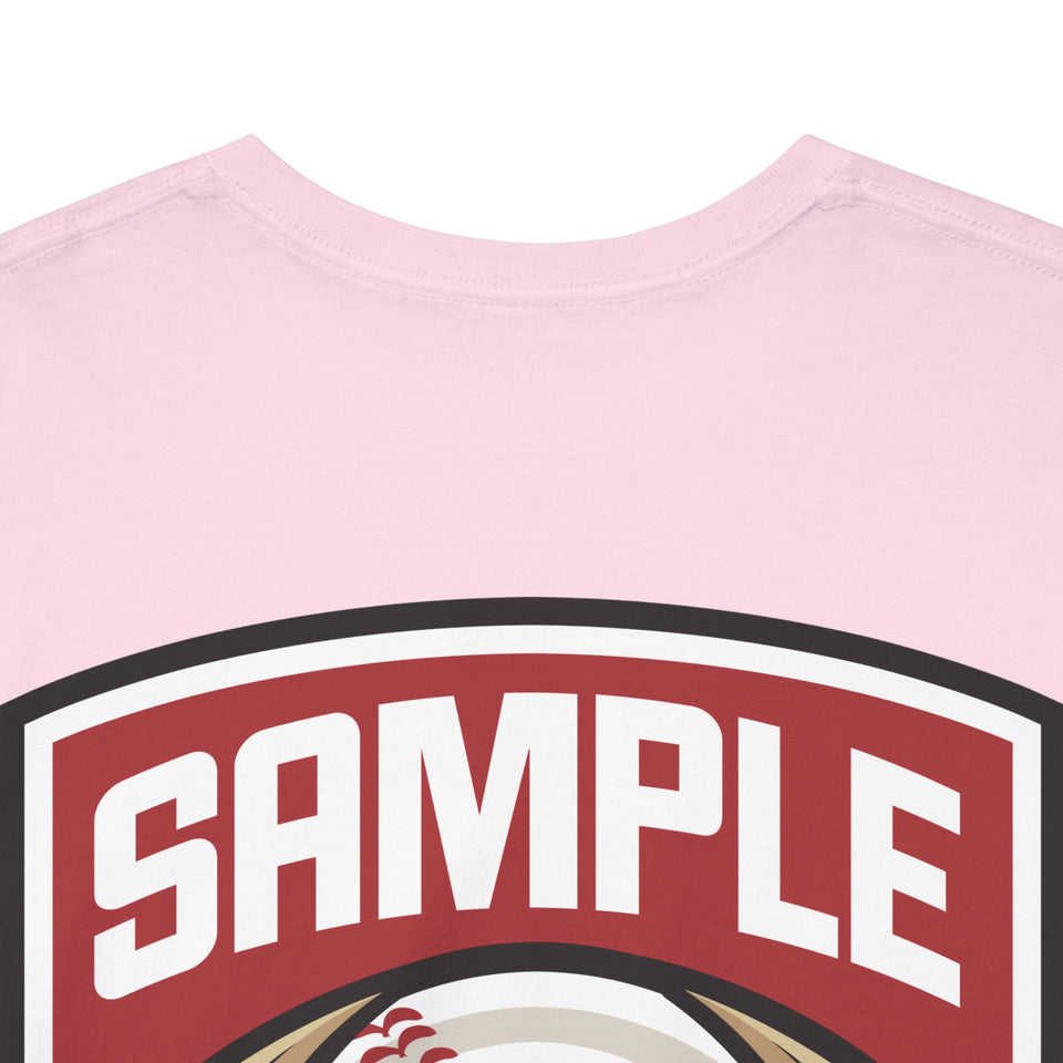 Unisex Heavy Cotton Tee - Eagle Baseball Graphic T-Shirt