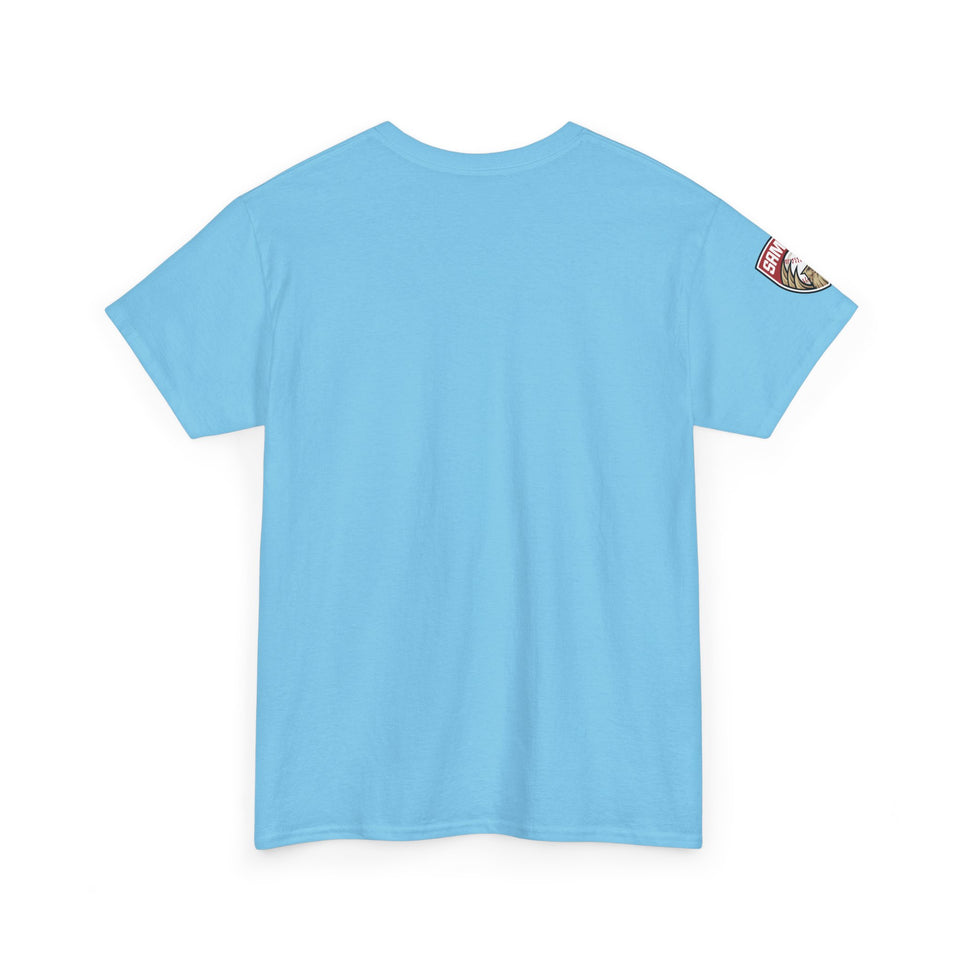 Unisex Heavy Cotton Tee - Eagle Baseball Graphic Design Shirt