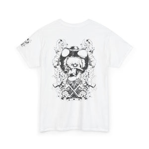 Vintage Graphic Unisex Heavy Cotton Tee - Edgy Retro Art Style