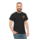Bold Graphic Unisex Heavy Cotton Tee - Love & Roses Design