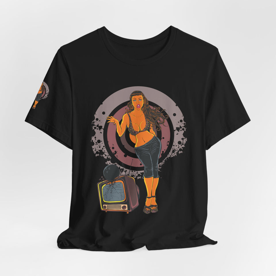 Retro Vibe Unisex Jersey Short Sleeve Tee - Stylish Graphic Tee for Casual Wear