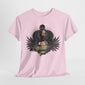 Gothic Style Unisex Heavy Cotton Tee - Unique Art Design with Vintage Vibe