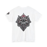Edgy Skull Graphic Unisex Heavy Cotton Tee - Urban Streetwear Style