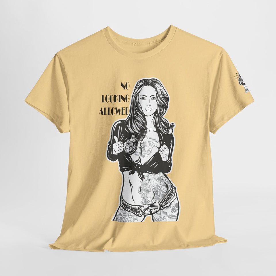 No Judging Allowed Unisex Heavy Cotton Tee