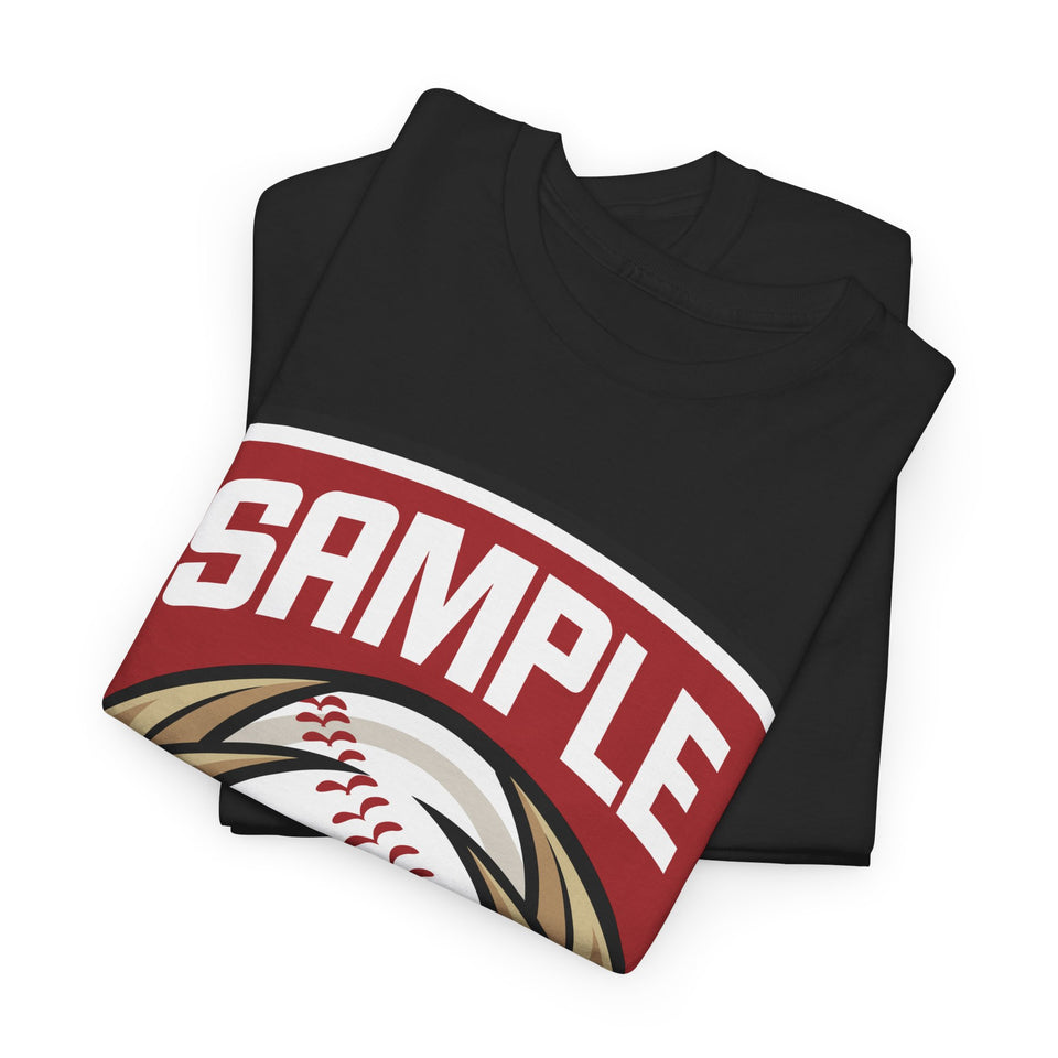 Unisex Heavy Cotton Tee - Eagle Baseball Graphic Design Shirt