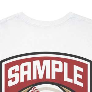 Unisex Heavy Cotton Tee - Eagle Baseball Graphic T-Shirt