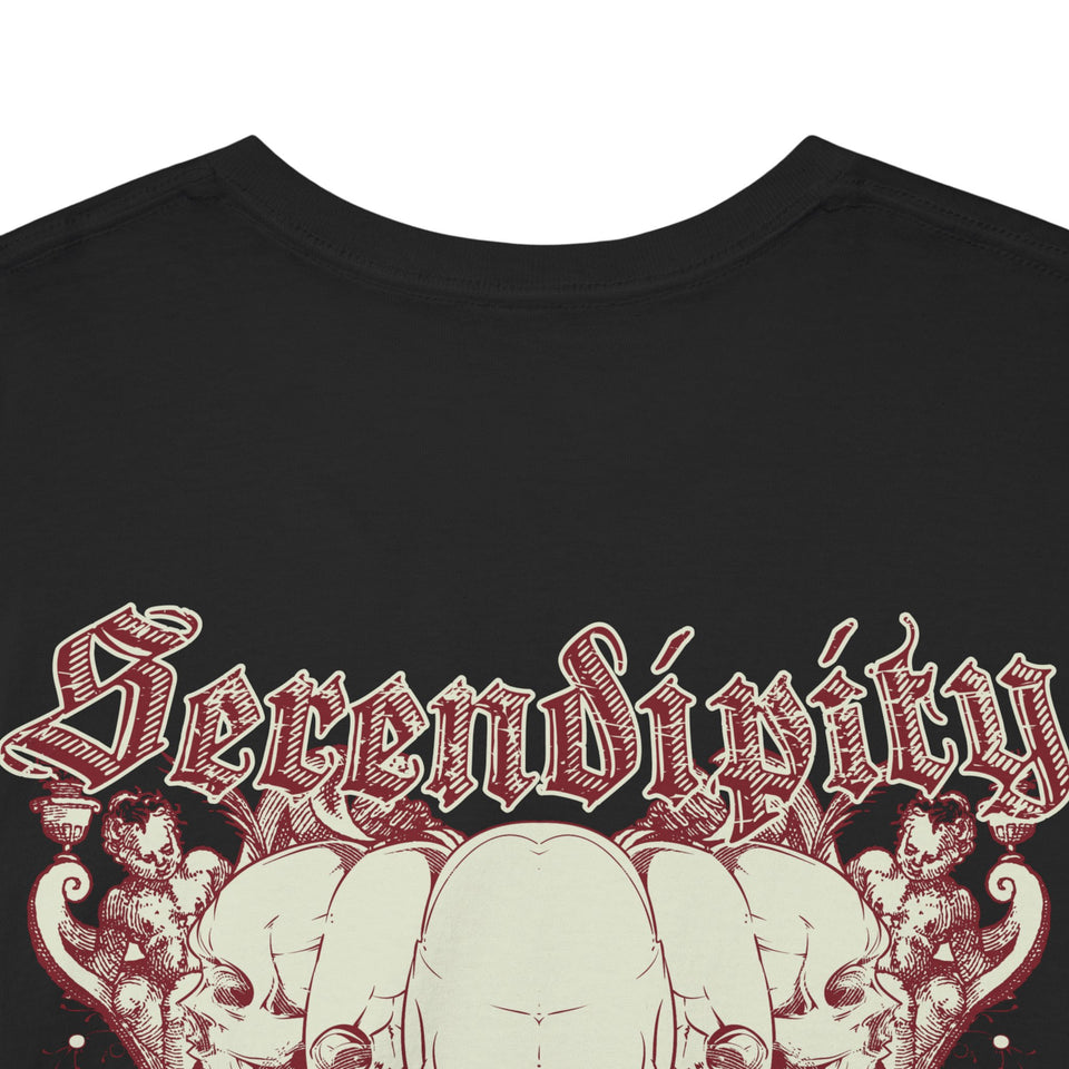 Free Riders Serendipity Unisex Heavy Cotton Tee - Stylish Graphic T-Shirt for Free Spirits