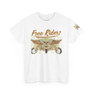 Free Riders Serendipity Unisex Heavy Cotton Tee - Stylish Graphic T-Shirt for Free Spirits
