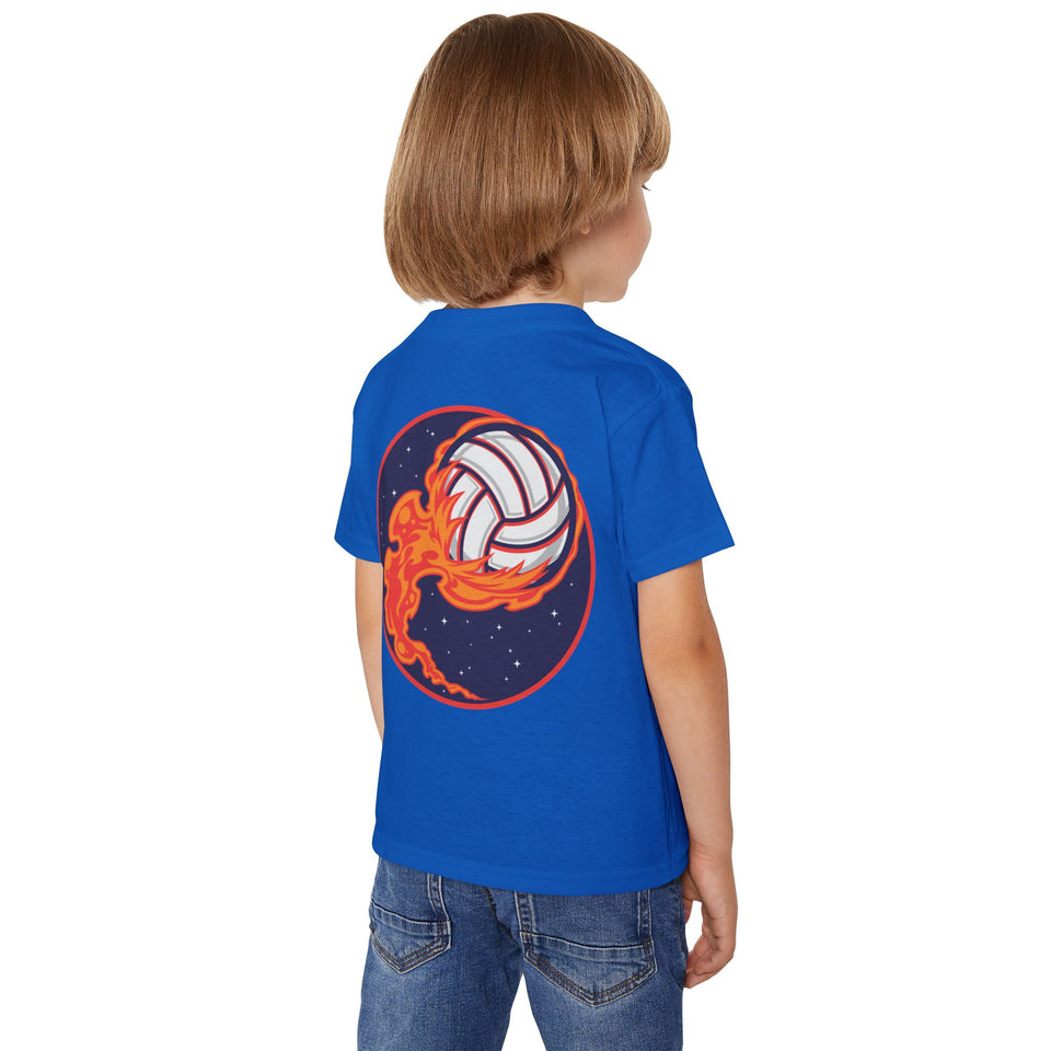 Fun Monster & Volleyball Toddler T-shirt - Playful Design for Little Adventurers
