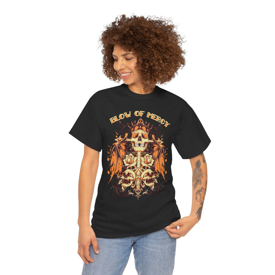 Skull Wings Graphic Tee - Blow of Mercy Design