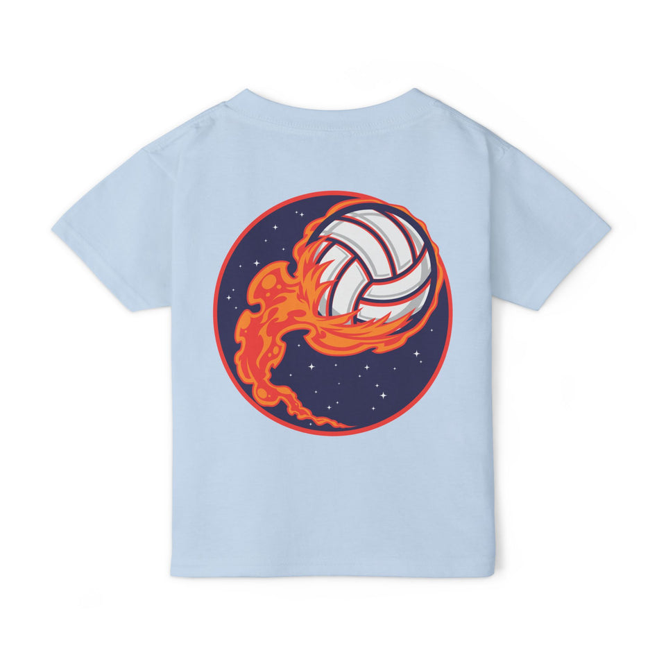 Fun Monster & Volleyball Toddler T-shirt - Playful Design for Little Adventurers