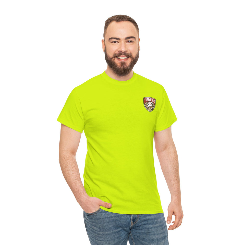 Unisex Heavy Cotton Tee - Eagle Baseball Graphic T-Shirt