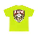 Unisex Heavy Cotton Tee - Eagle Baseball Graphic T-Shirt