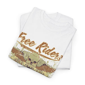 Free Riders Serendipity Unisex Heavy Cotton Tee - Stylish Graphic T-Shirt for Free Spirits