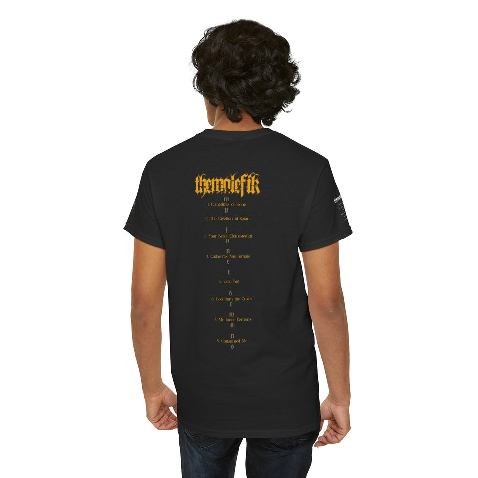 ThemalefiK - 'My Inner Demons' Gothic Unisex Heavy Cotton Tee  Design