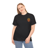 Bold Graphic Unisex Heavy Cotton Tee - Love & Roses Design