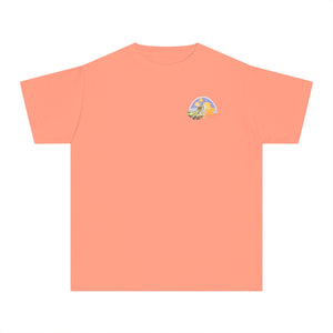 Youth Midweight Tee - Fun Dinosaur Graphic Tee for Kids
