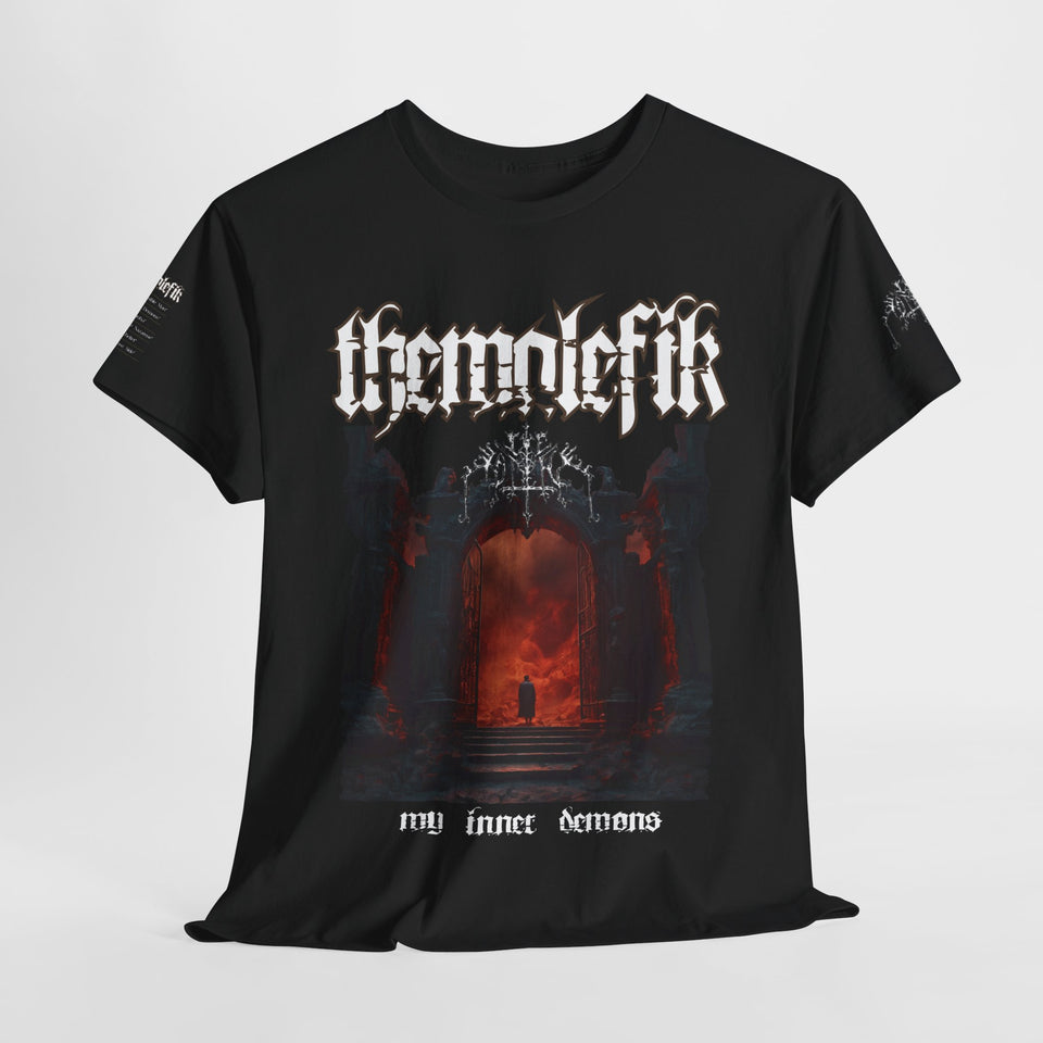ThemalefiK - 'My Inner Demons' Gothic Unisex Heavy Cotton Tee  Design