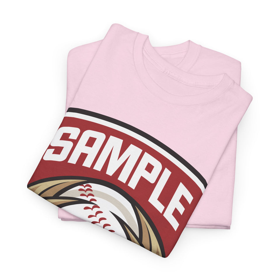 Unisex Heavy Cotton Tee - Eagle Baseball Graphic Design Shirt