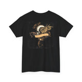Edgy Graphic Tee - Skull & Warrior Design