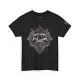 Vintage Skull Art Unisex Heavy Cotton Tee - Gothic Streetwear Fashion