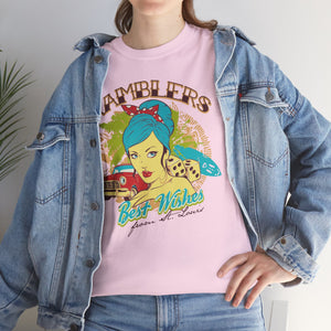 Vintage-Inspired Unisex Cotton Tee - "Best Wishes from St. Louis"