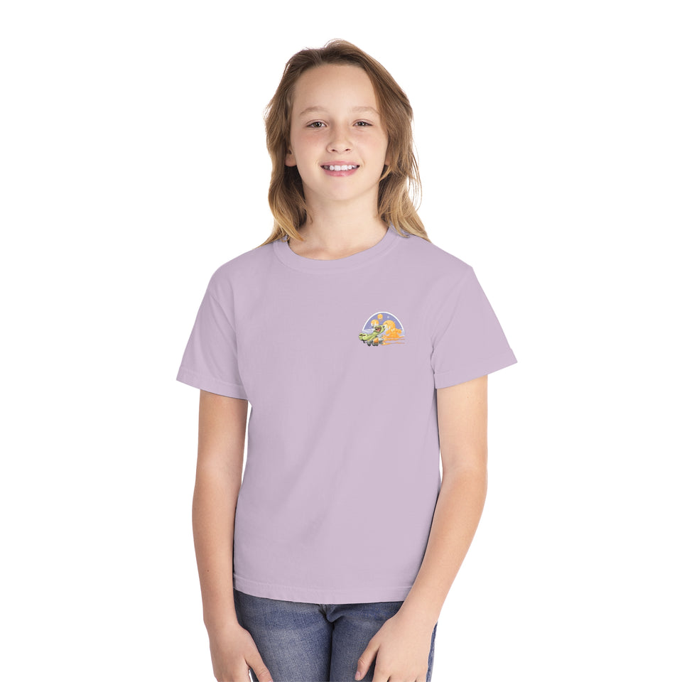 Kids Fun Adventure Tee - Cute Airplane and Monster Design