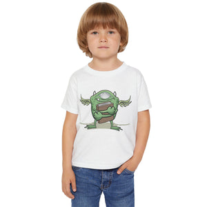 Fun Monster & Volleyball Toddler T-shirt - Playful Design for Little Adventurers