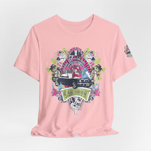 Retro Vibes Unisex Jersey Tee - Beach Cruiser Graphic