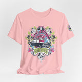 Retro Vibes Unisex Jersey Tee - Beach Cruiser Graphic